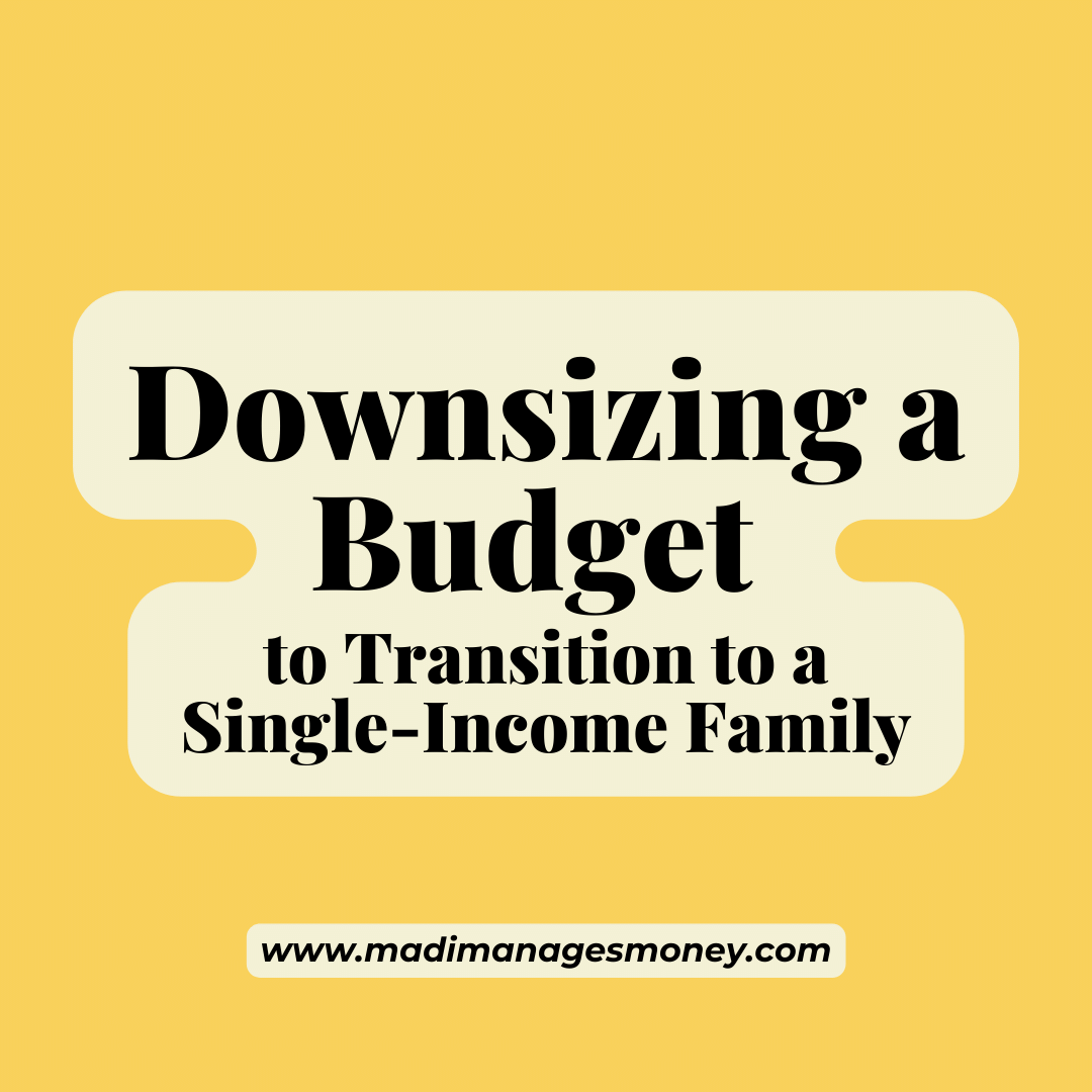 downsizing a family budget