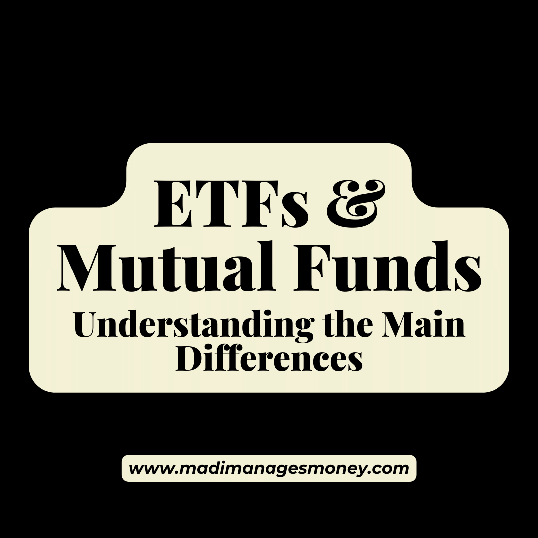 etfs mutual funds main differences
